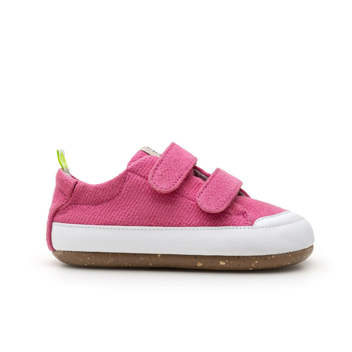 TIP TOEY JOEY BEBE NIÑA ZAPATILLA BOSSY GREEN ROSA PINK ECO CANVAS