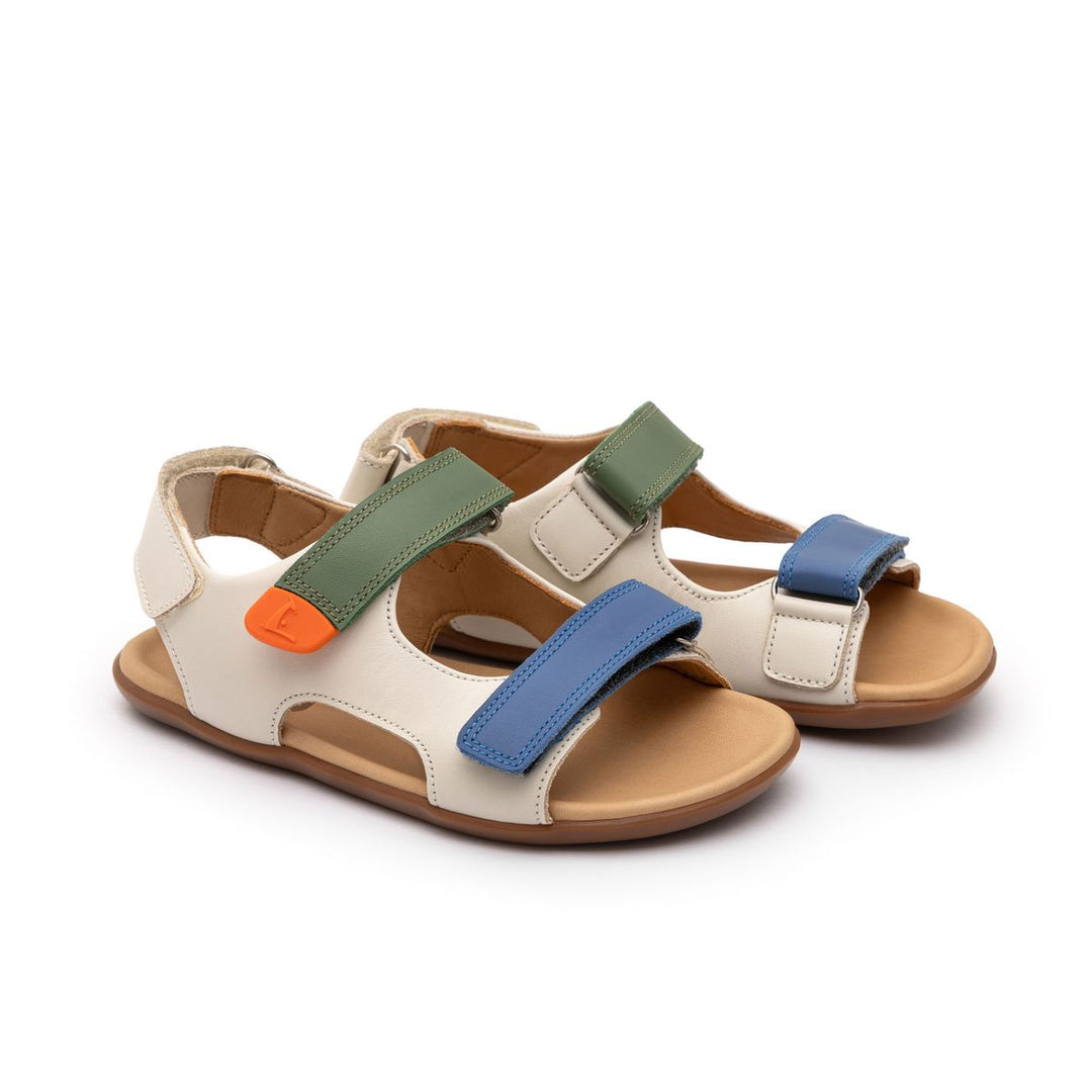 TIP TOEY JOEY NIÑO SANDALIA EXPLORER TAPIOCA/ BLUE TANG/ SALSA