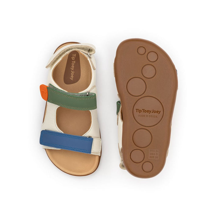 TIP TOEY JOEY NIÑO SANDALIA EXPLORER TAPIOCA/ BLUE TANG/ SALSA