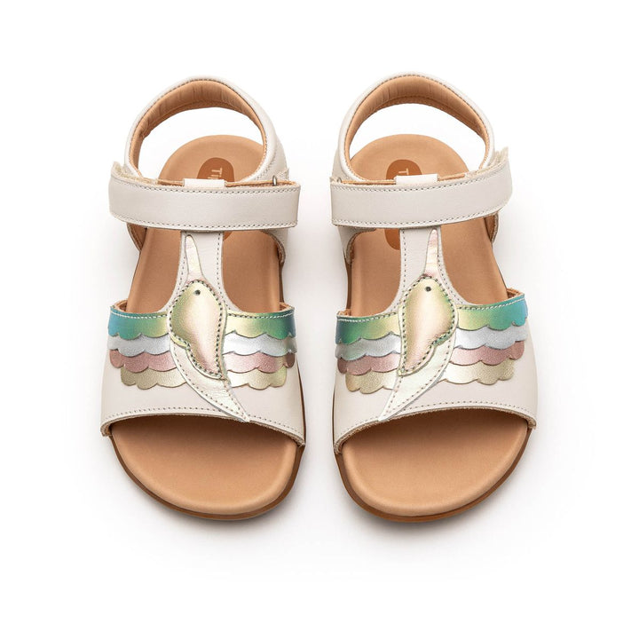 TIP TOEY JOEY NIÑA SANDALIA HUMMINGBIRD TAPIOCA/ BOREAL/ WHITE DREAM