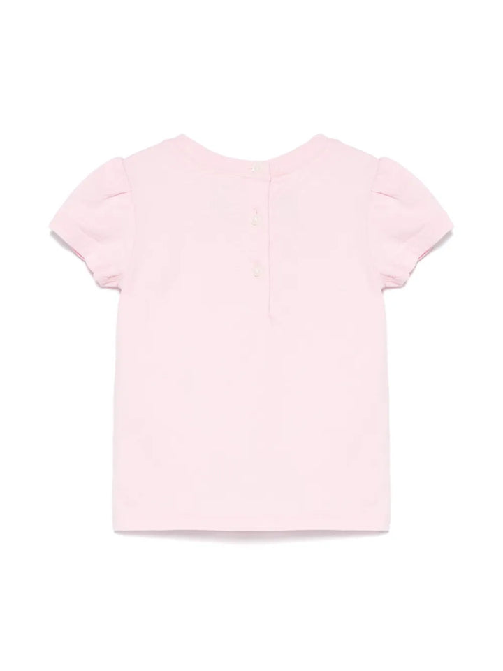 RALPH LAUREN BEBE NIÑA TSHIRT BATH PINK