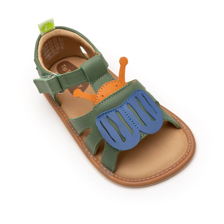 TIP TOEY JOEY BEBE NIÑO SANDALIA BEETLE SALSA/ BLUE TANG/ TANGERINE