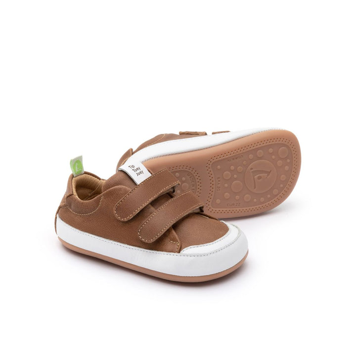TIP TOEY JOEY BEBE NIÑO ZAPATILLA BOSSY WHISKY/ WHITE