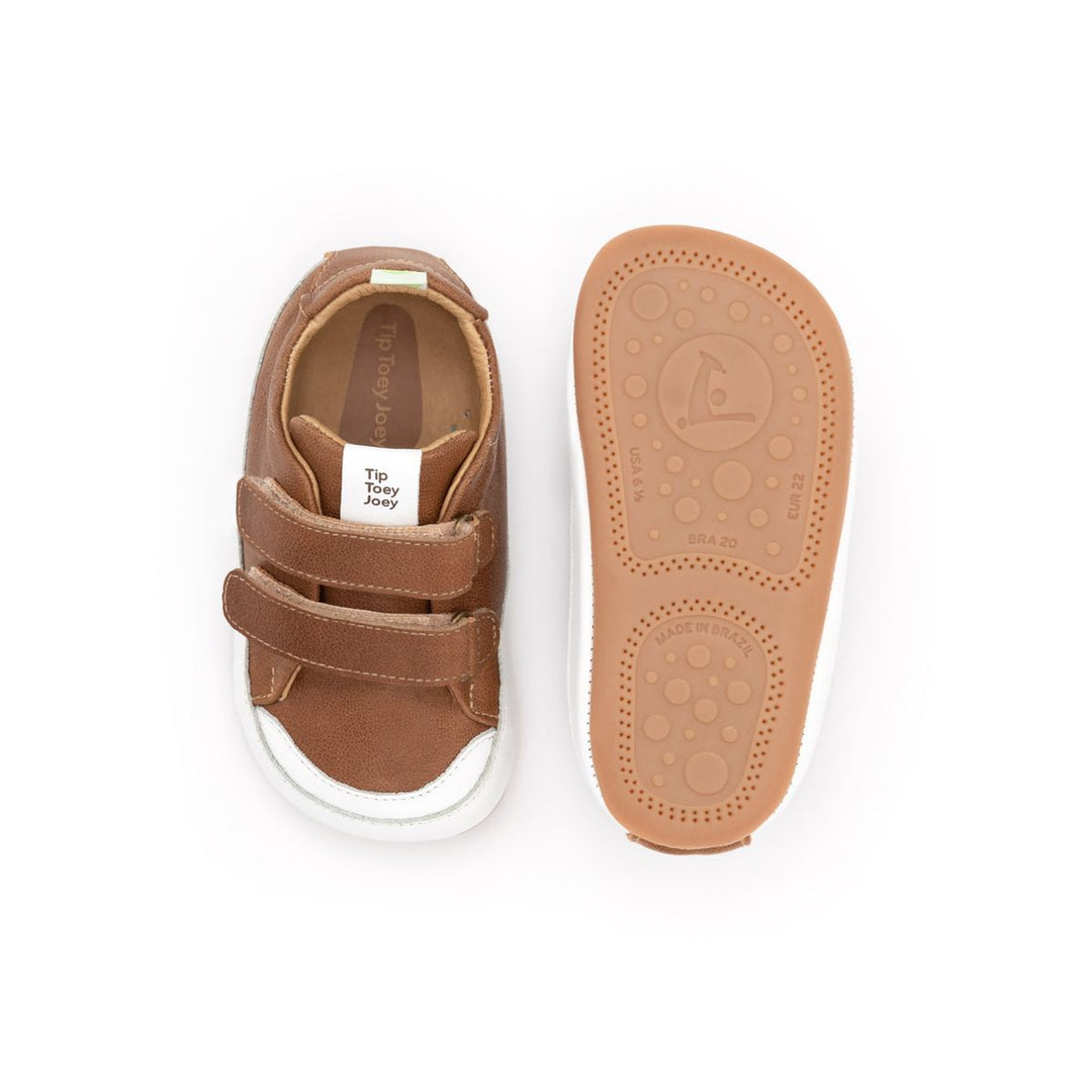 TIP TOEY JOEY BEBE NIÑO ZAPATILLA BOSSY WHISKY/ WHITE