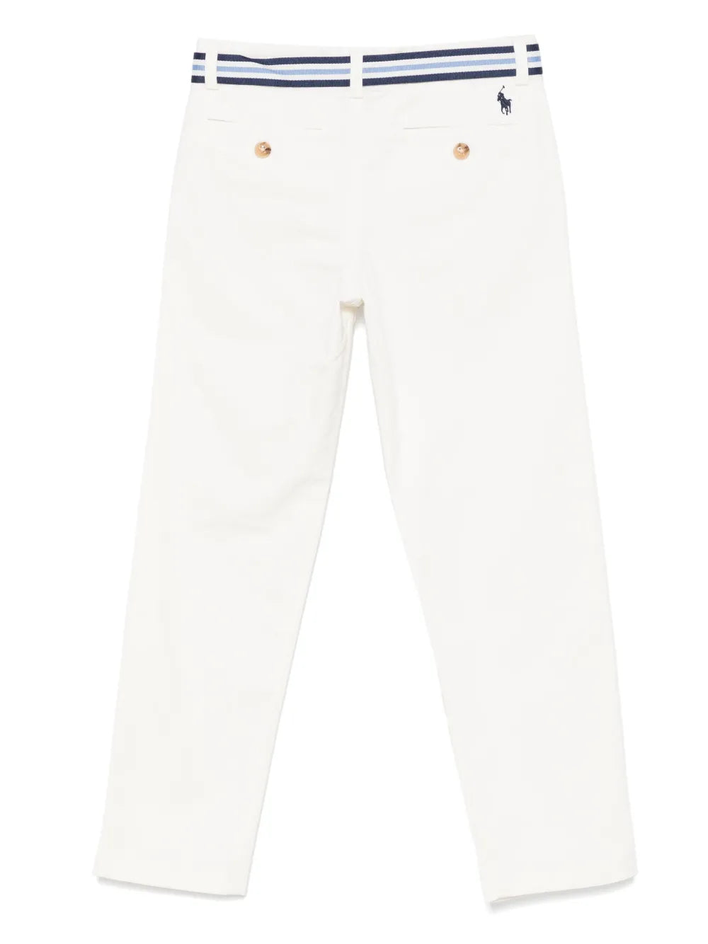 RALPH LAUREN NIÑO PANTALON DECKWASH WHITE NEW