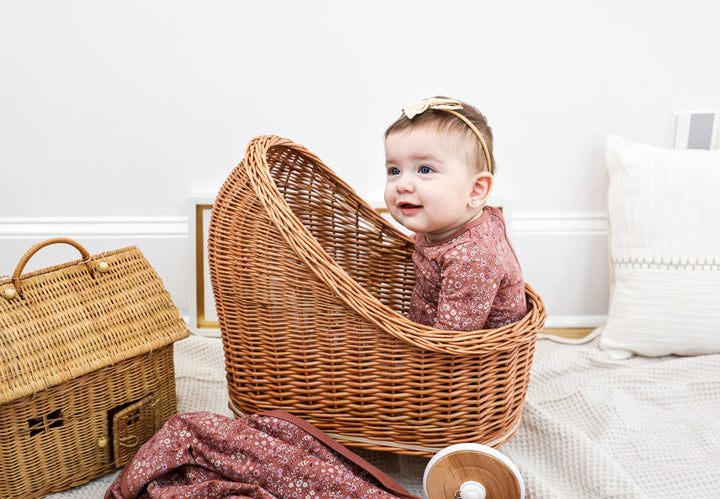 MANIERE BEBE NIÑA PIJAMA ELEGANT FLORAL MAUVE