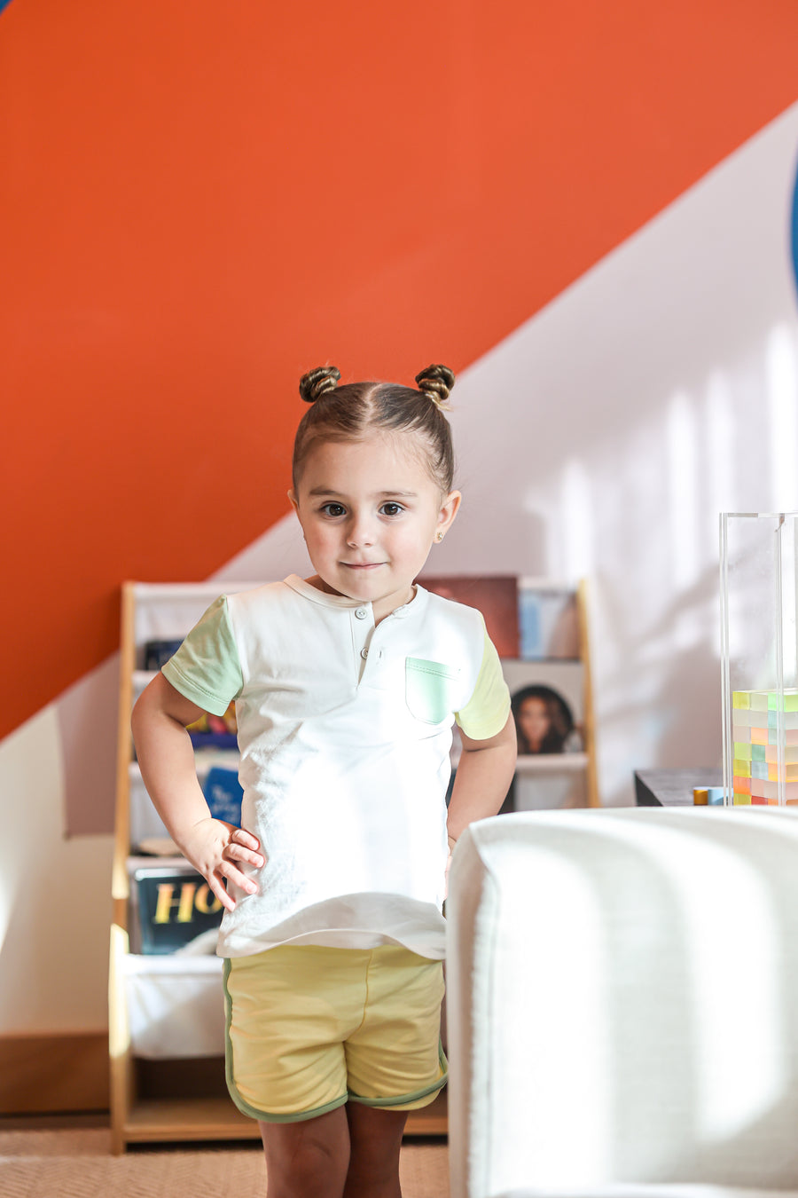 MANIERE NIÑO CONJ. DE SHORT SUNSHINE/RAINBOWS SAGE