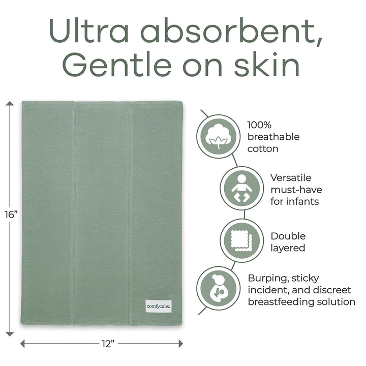 COMFY CUBS BEBE NIÑO SACAGASES COTTON MULTI 6PK