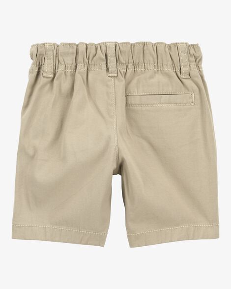 OSHKOSH NIÑO SHORT FLAT FRONT KHAKI