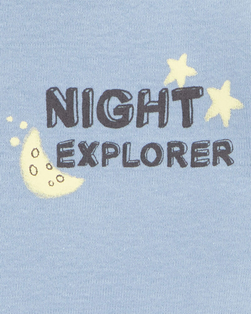 CARTERS NIÑO PIJAMA BLUE/BLACK SPACE 4PK