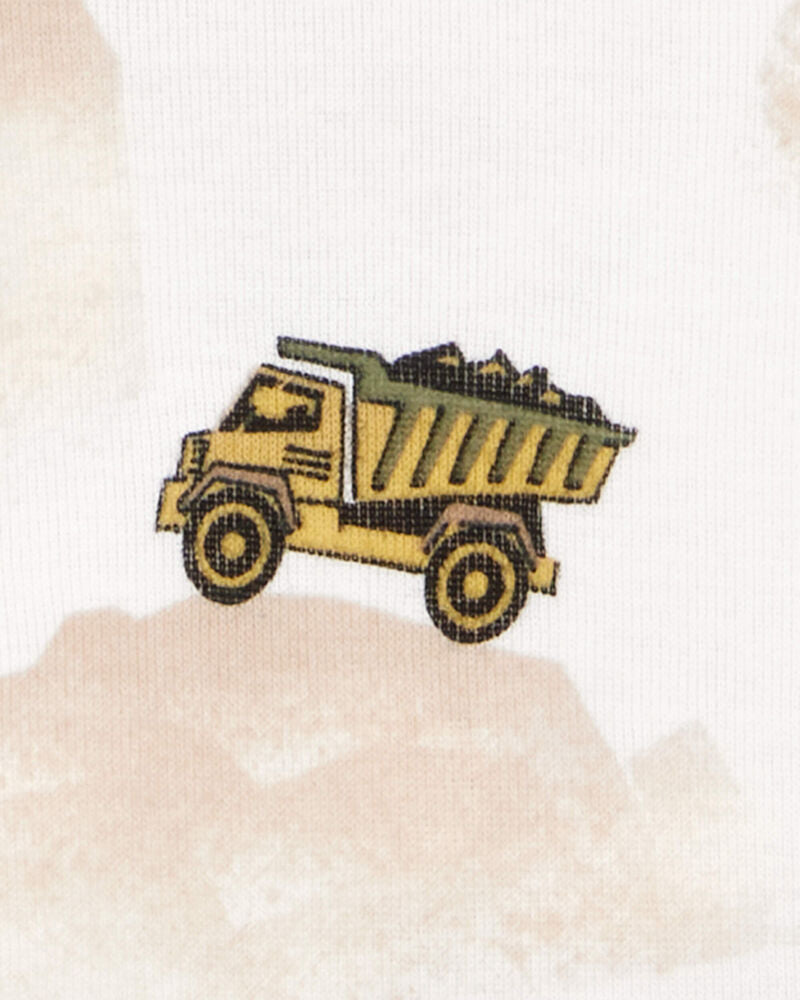 CARTERS NIÑO PIJAMA YLW-WH CONSTRUCTION 4PK