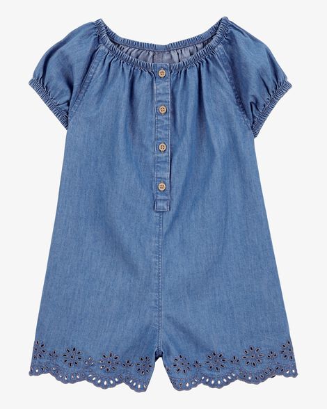 CARTERS NIÑA VESTIDO CHAMBRAY
