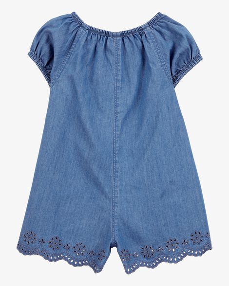 CARTERS NIÑA VESTIDO CHAMBRAY