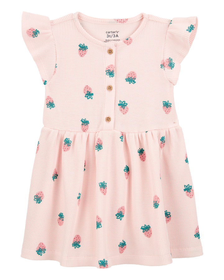 CARTERS NIÑA VESTIDO PINK STRAWBERRY