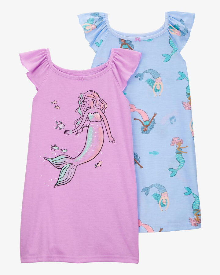 CARTERS NIÑA PIJAMA PURPLE MERMAID PRT