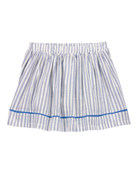 Carters Falda Blue Stripe para Niña