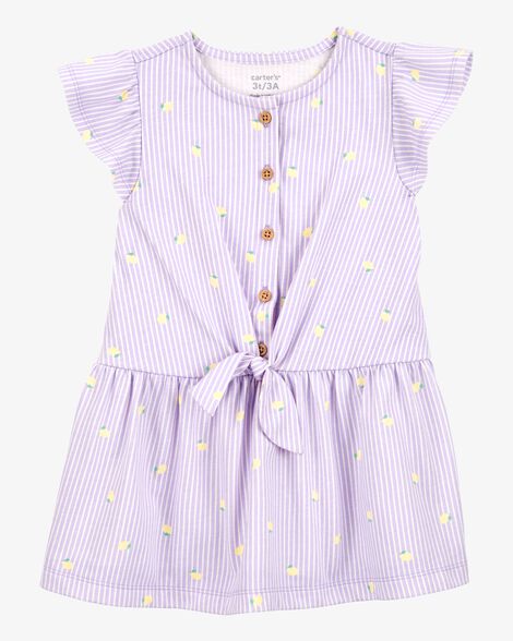 CARTERS NIÑA VESTIDO PURPLE LEMON