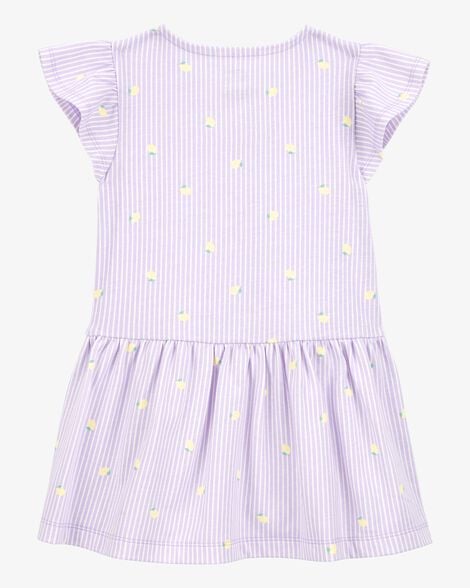CARTERS NIÑA VESTIDO PURPLE LEMON