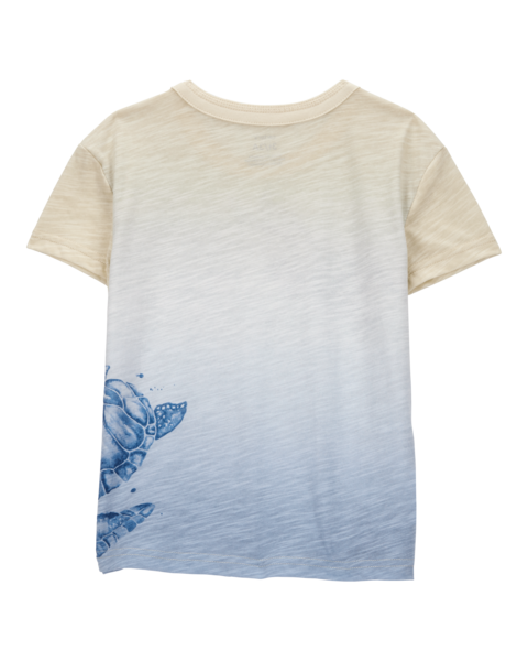 Carters Tshirt Ivory Sea Turtle para Niño