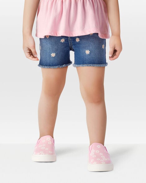 OSHKOSH NIÑA SHORT EMB DENIM