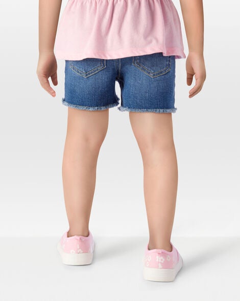 OSHKOSH NIÑA SHORT EMB DENIM