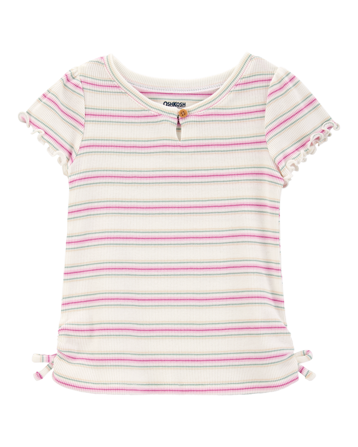 OSHKOSH NIÑA BLUSA RIB TIE TOP STRIPE