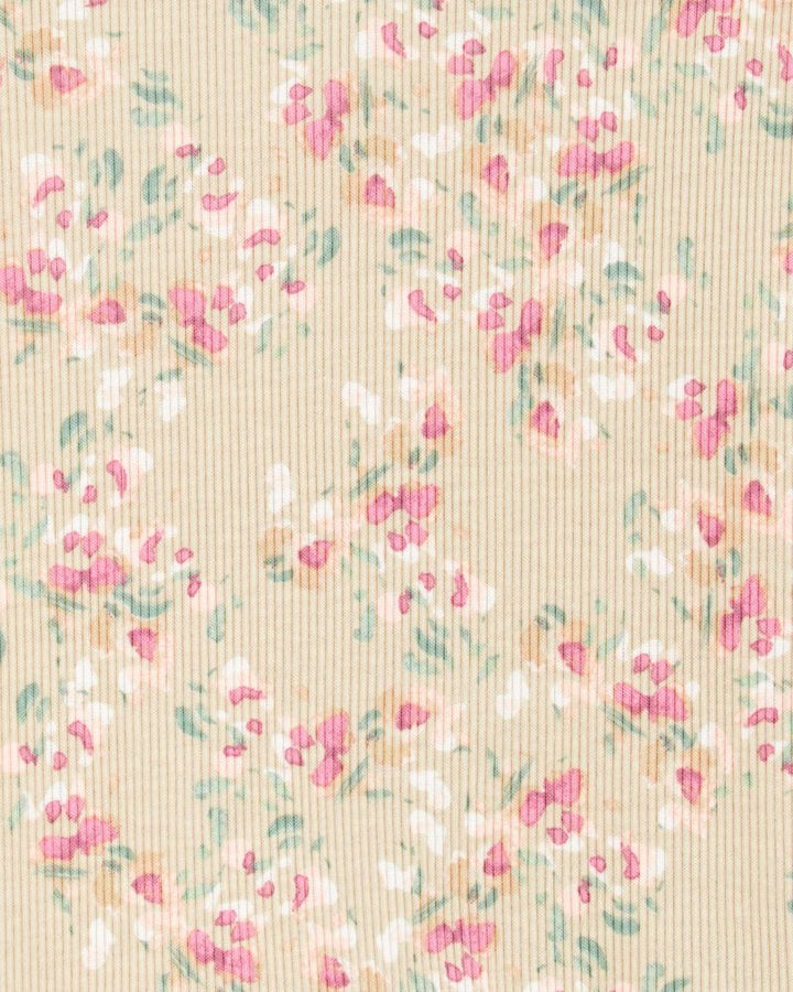 OSHKOSH NIÑA BLUSA RIB TIE TOP FLORAL