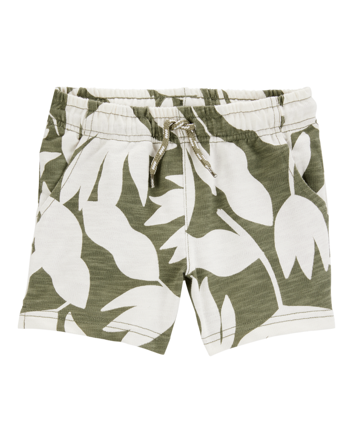 CARTERS NIÑO SHORT GREEN WHITE PRINT