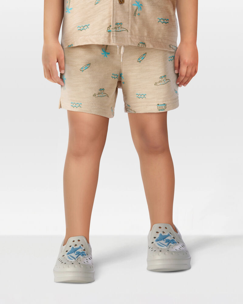 CARTERS NIÑO SHORT KHAKI PRINTED