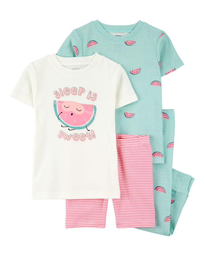 CARTERS NIÑA PIJAMA PRINT 4PZ