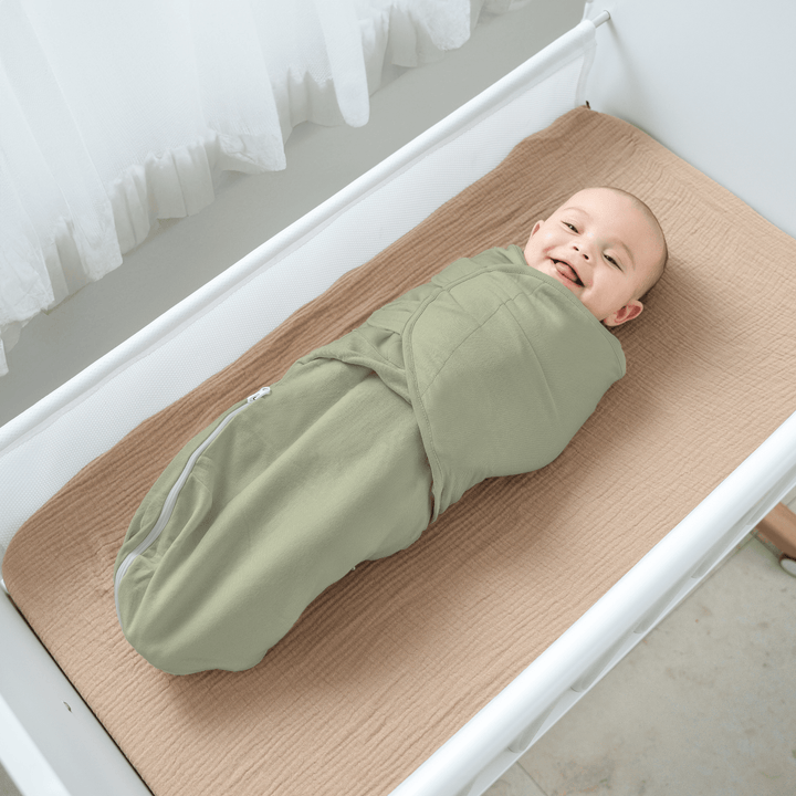 COMFY CUBS BEBE NIÑO ENCHUMBADOR CON ZIPPER STONE/PACIFIC BLUE/SAGE S/M