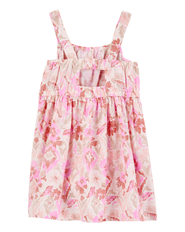 OSHKOSH NIÑA VESTIDO PINK FLORAL