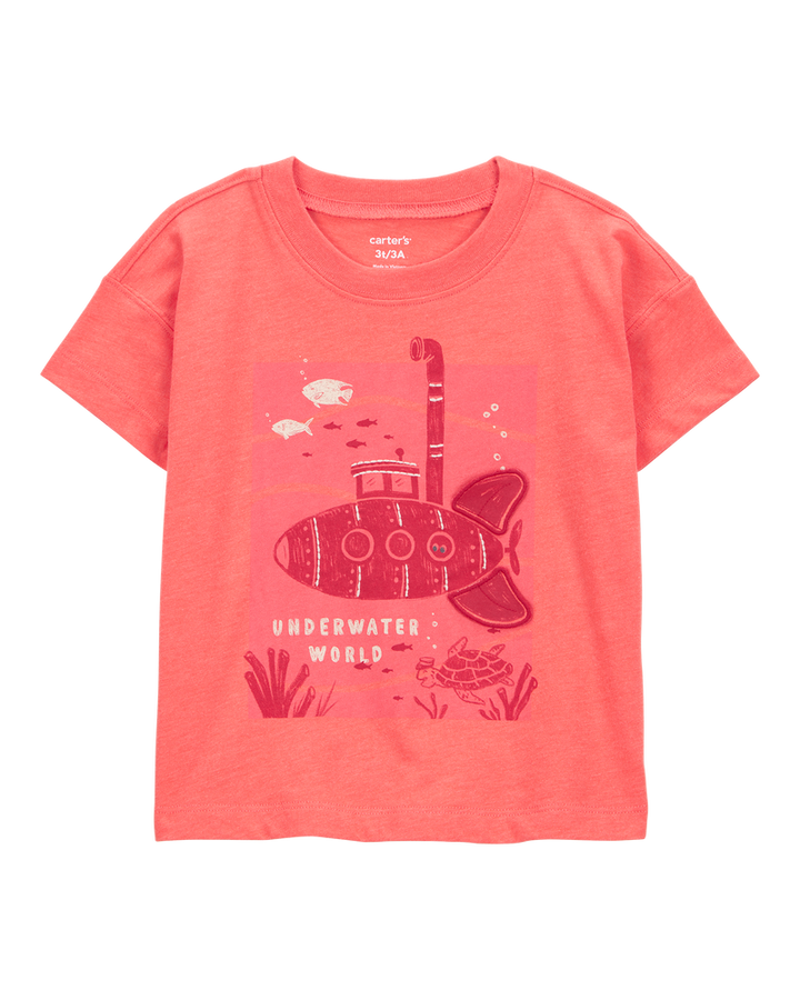 CARTERS NIÑO TSHIRT CORAL