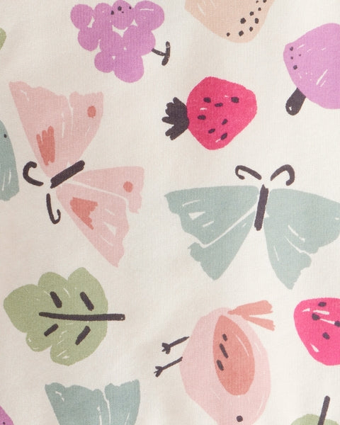 CARTERS NIÑA PIJAMA IVORY LEAVES