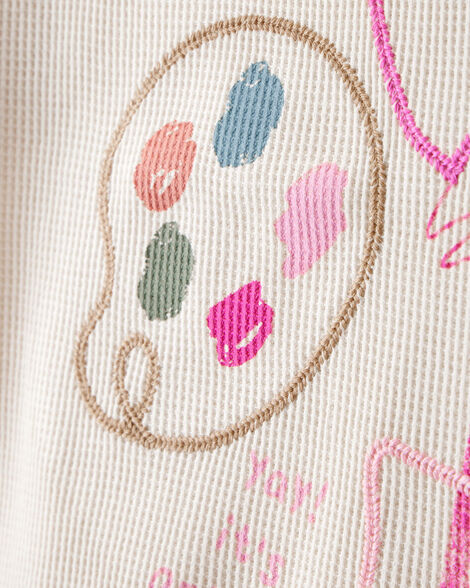 CARTERS NIÑA TSHIRT WHITE GRAPHIC