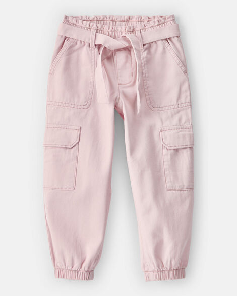 CARTERS NIÑA PANTALON WOVEN CARGO PINK