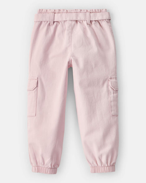 CARTERS NIÑA PANTALON WOVEN CARGO PINK