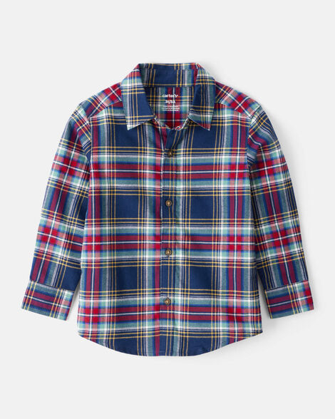 CARTERS NIÑO CAMISA STRIPE NAVY/RED