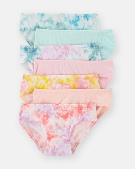 CARTERS NIÑA PANTY HIPSTER COLORFUL TIEDYE 7PCS