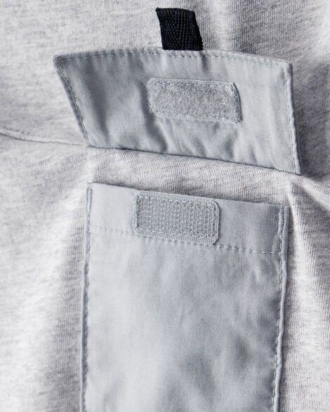 OSHKOSH NIÑO TSHIRT POCKET GREY