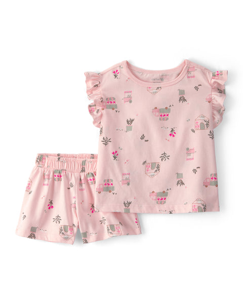 Carters Conjunto De Short Key Item Asst para Niña