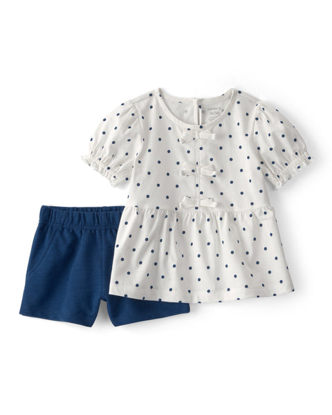 Carters Conjunto De Short Key Item Asst para Niña