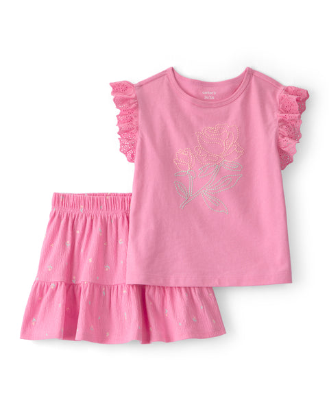 Carters Conjunto De Falda Asst para Niña