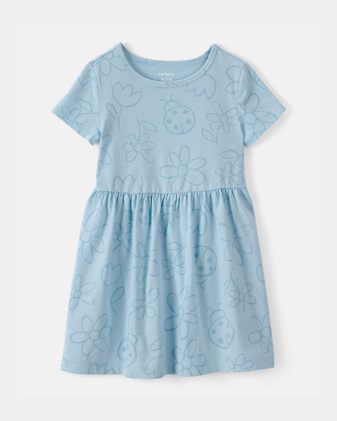 CARTERS NIÑA VESTIDO KNIT OP PRT