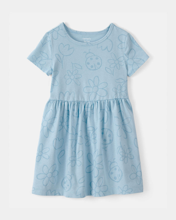 CARTERS NIÑA VESTIDO KNIT OP PRT