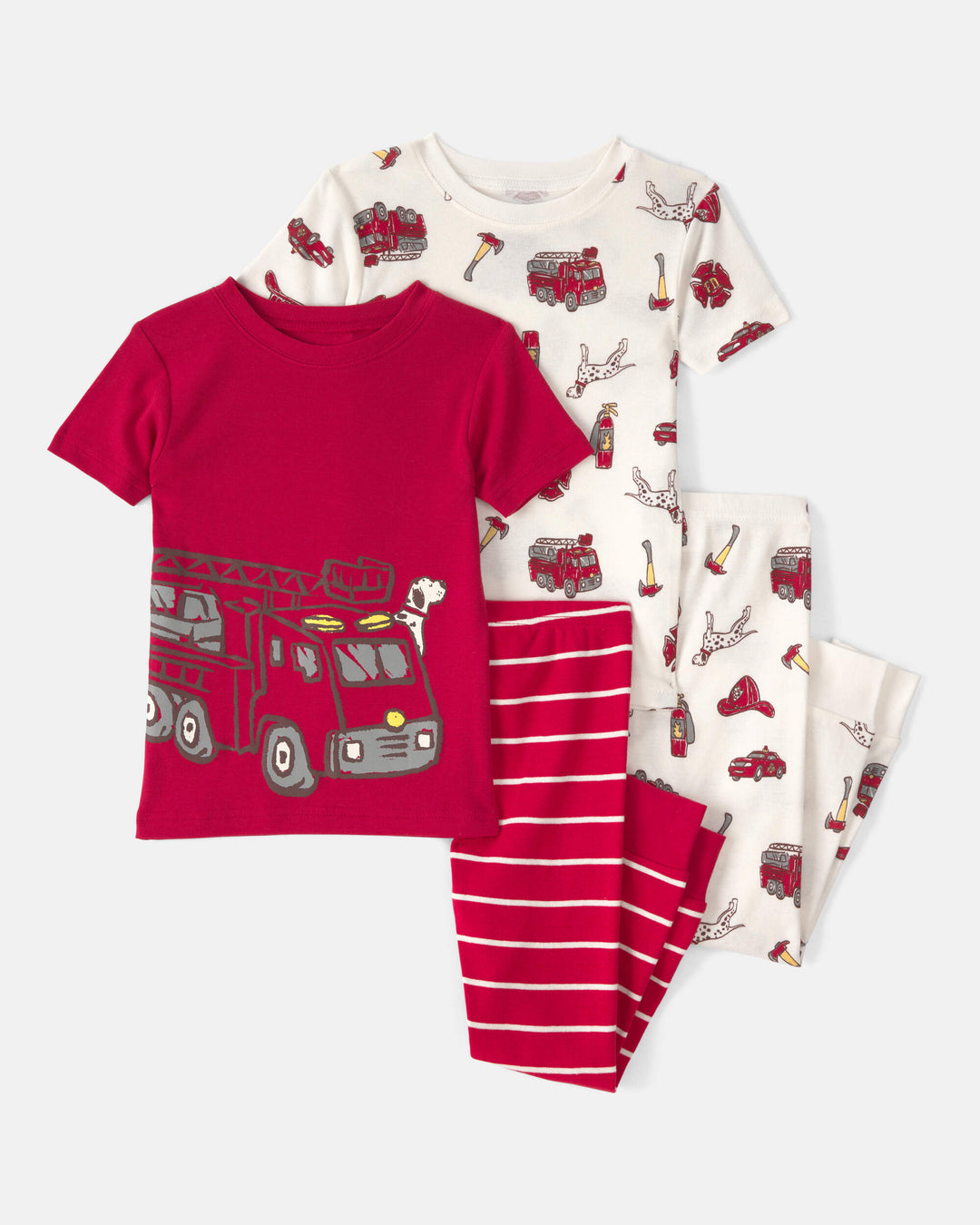 CARTERS NIÑO PIJAMA COTTON 4PCS