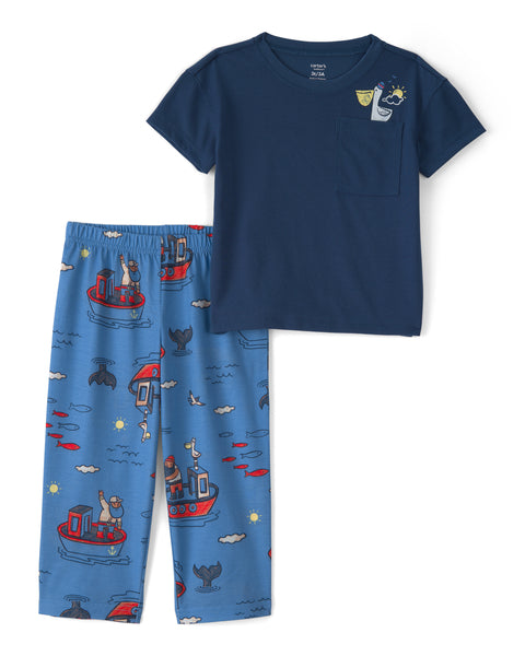 Carters Pijama Poly 2pcs para Niño