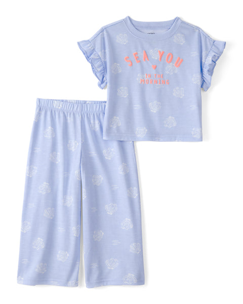 Carters Pijama Poly 2pcs para Niña