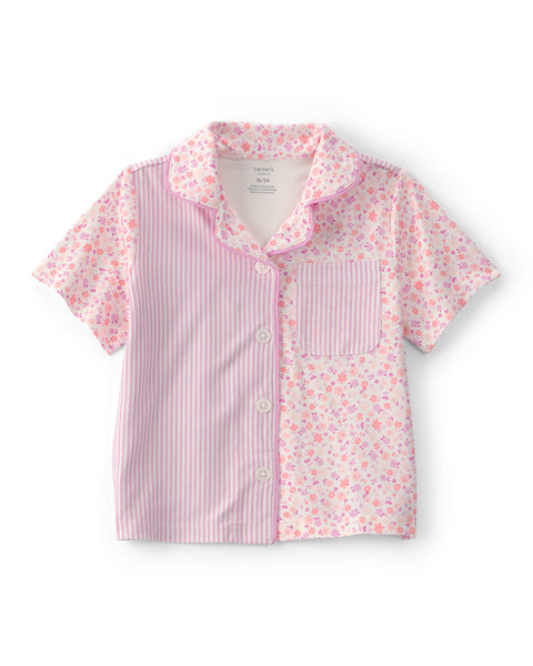 Carters Pijama Poly Coat 2pcs para Niña
