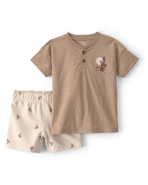 Carters Conjunto De Short Asst para Niño